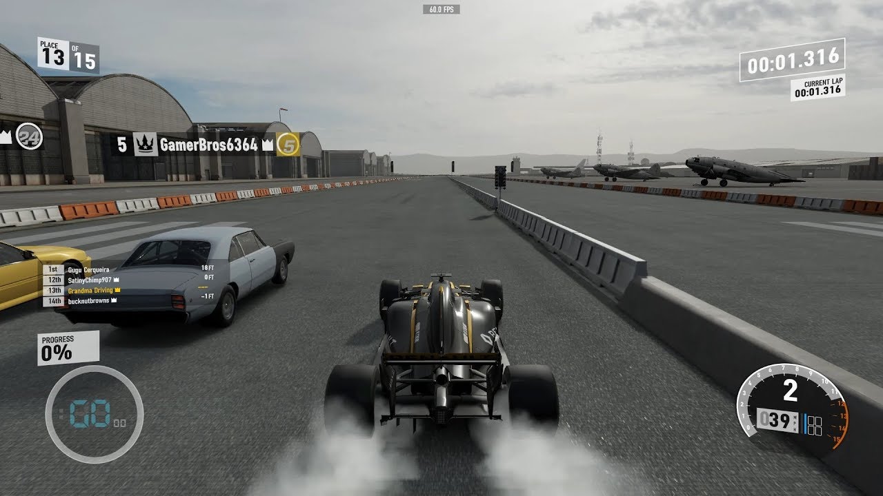Forza 7 - Unlimited Drag Race Hopper w/ Koenigsegg One:1, Renault R.S 17 & Jeep Willys