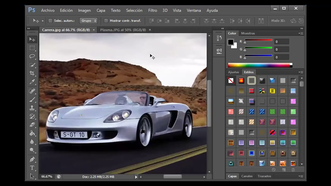 02. Adobe Photoshop 🖼️✏️ | Herramienta de marco y transformar capas Paso a paso | Parte 01