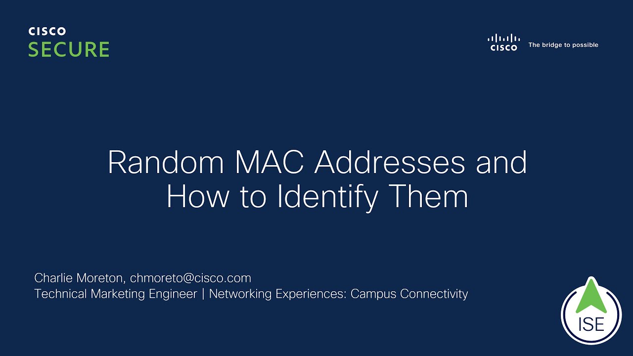 Random  MAC Addresses and How to Identify Them