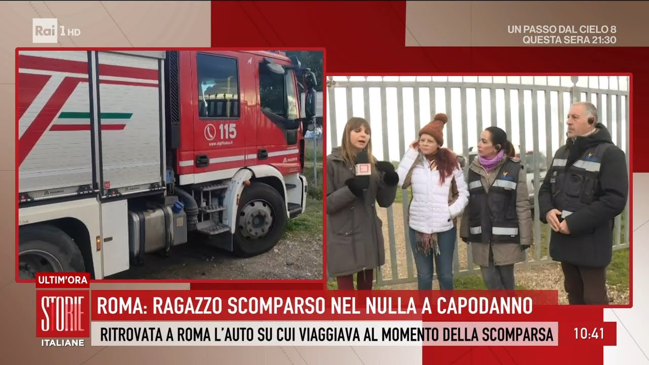 A Roma un ragazzo scomparso nel nulla a Capodanno - Storie italiane 16/01/2025