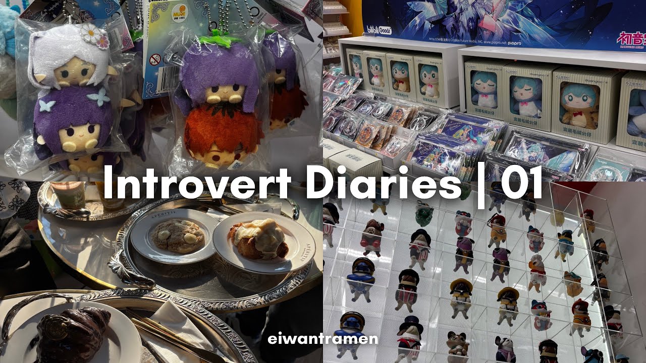 Introvert Diaries 01🎐 | quick slice of life, exploring shops, cafe date, and my first vlog ! 