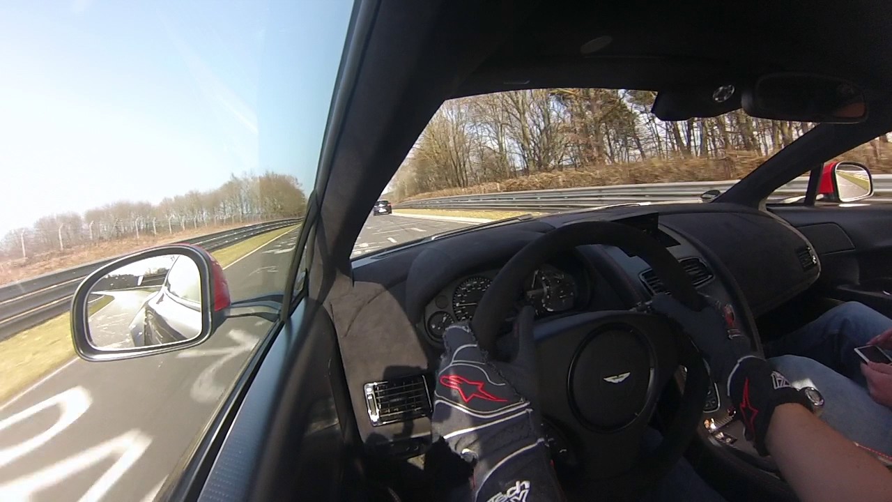 Aston Martin GT8 vs Porsche 991 GT3RS Onboard on Nordschleife