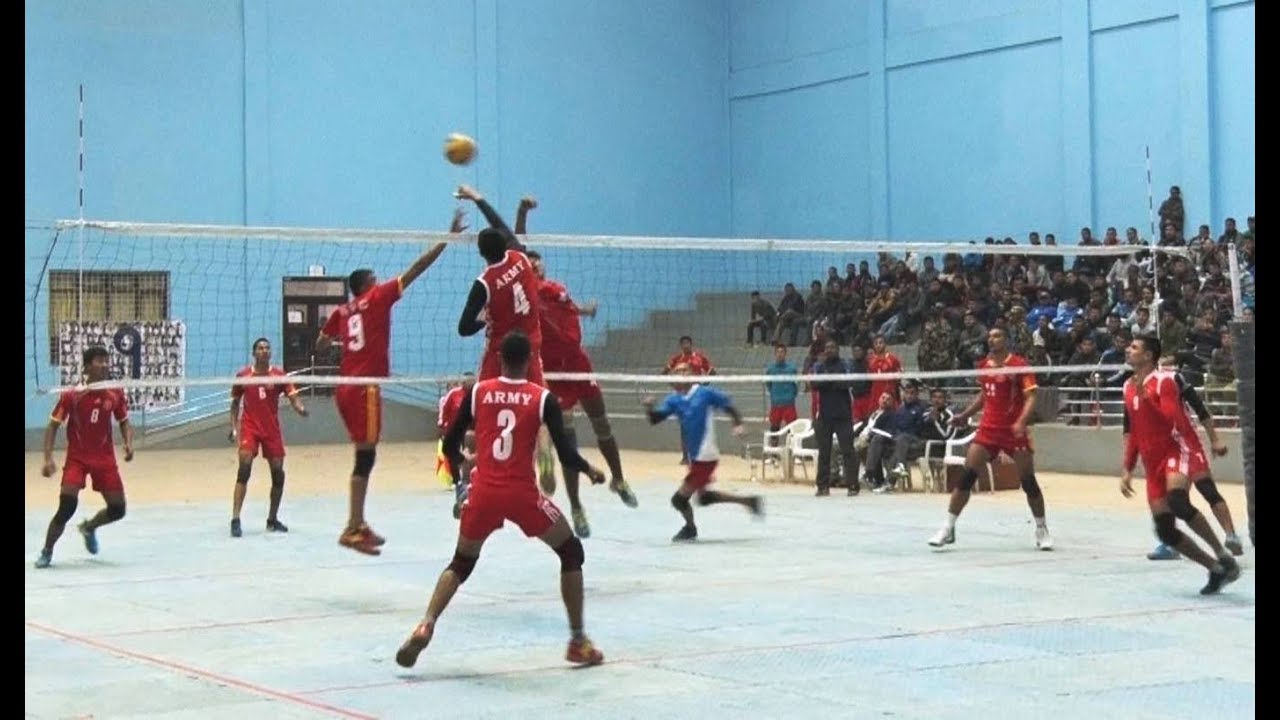 Nepal police vs Army club पुलिस भर्सेस आर्मी- Pardhan senapati cup man's volleyball.
