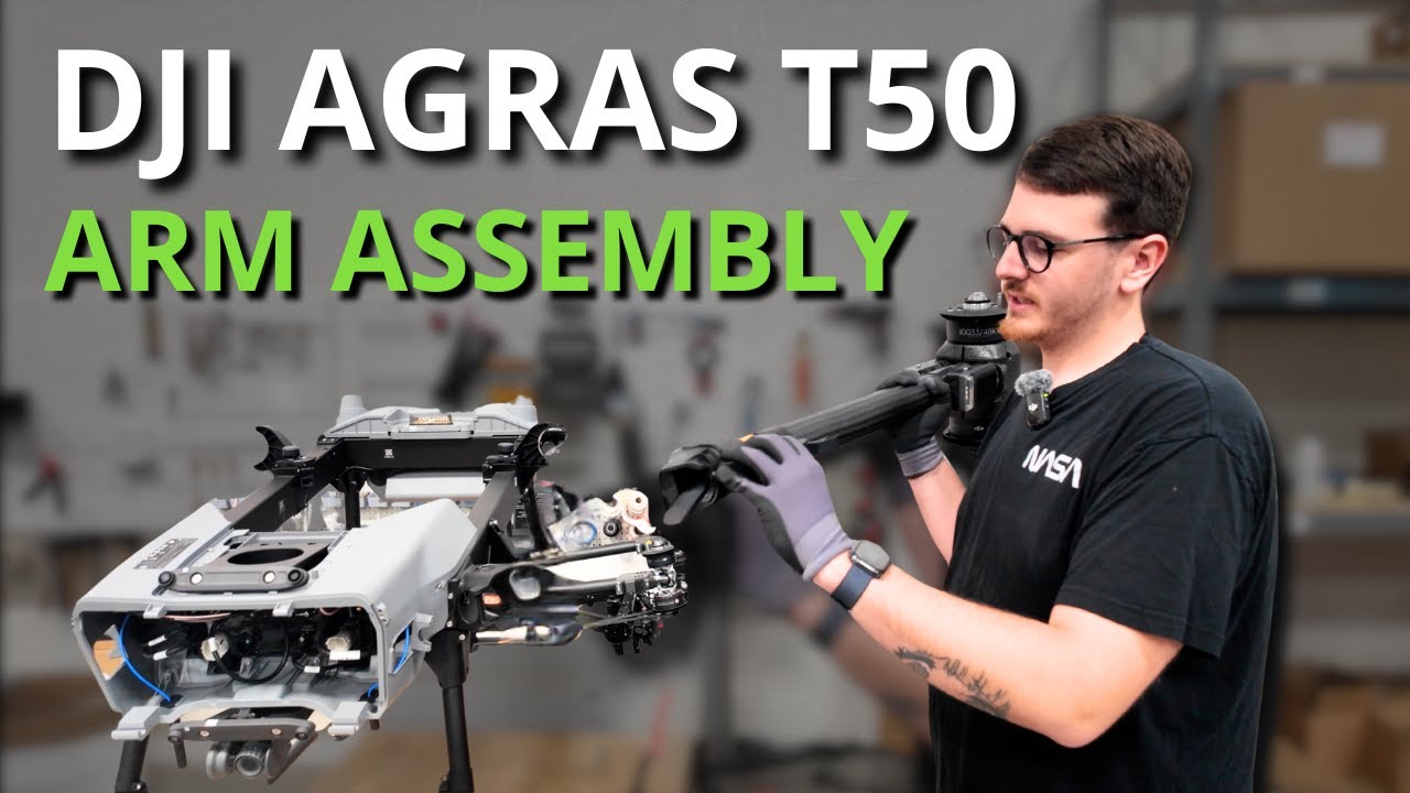 DJI Agras T50 | How to Assemble the Arm