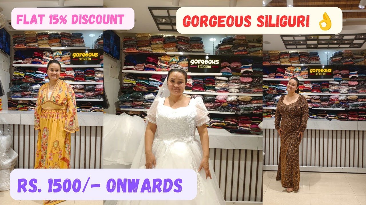 Christian Wedding Gown Under Rs.1500/- onwards & Western dress only at Gorgeous Siliguri#bridal#gown