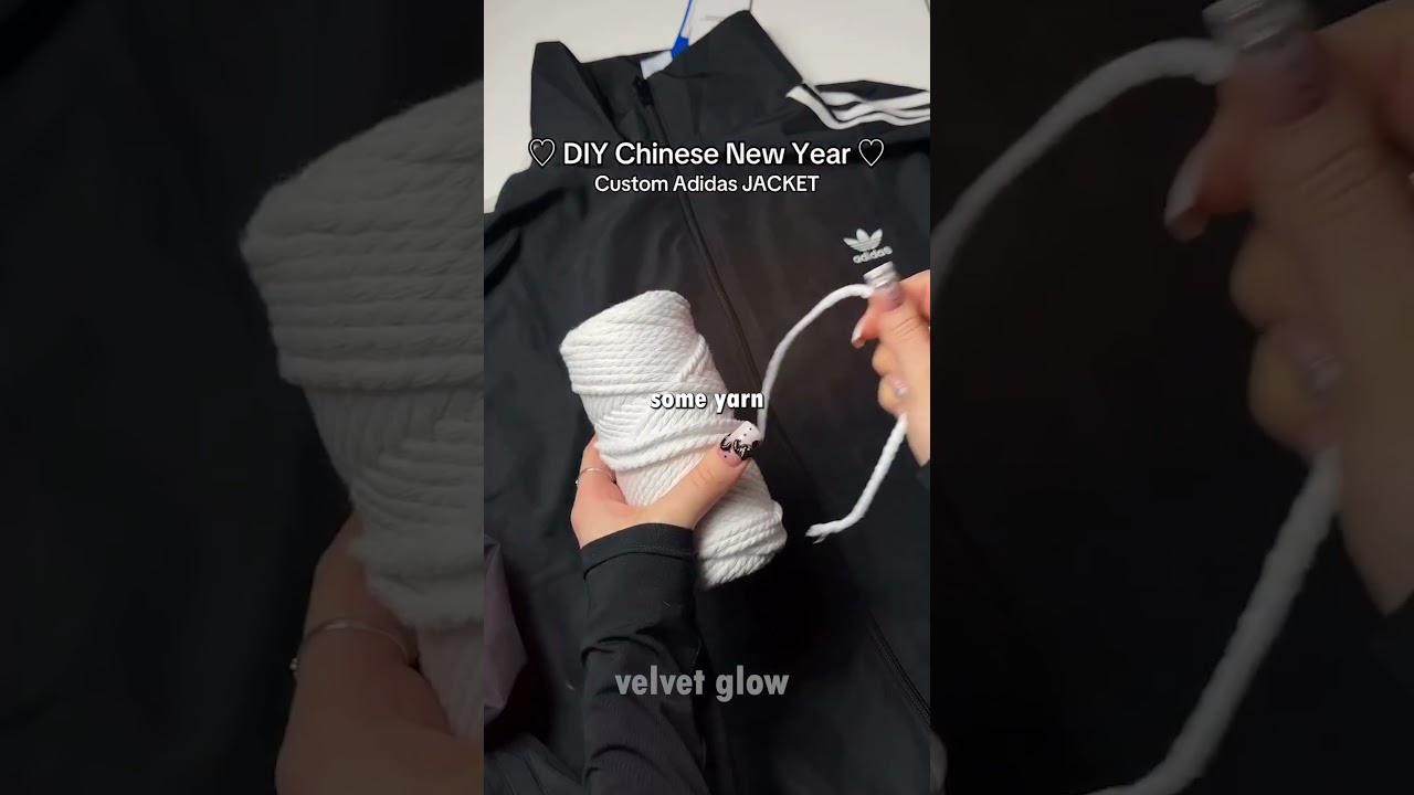 🔥 DIY Chinese Adidas Jacket Trend  Custom Streetwear Tutorial