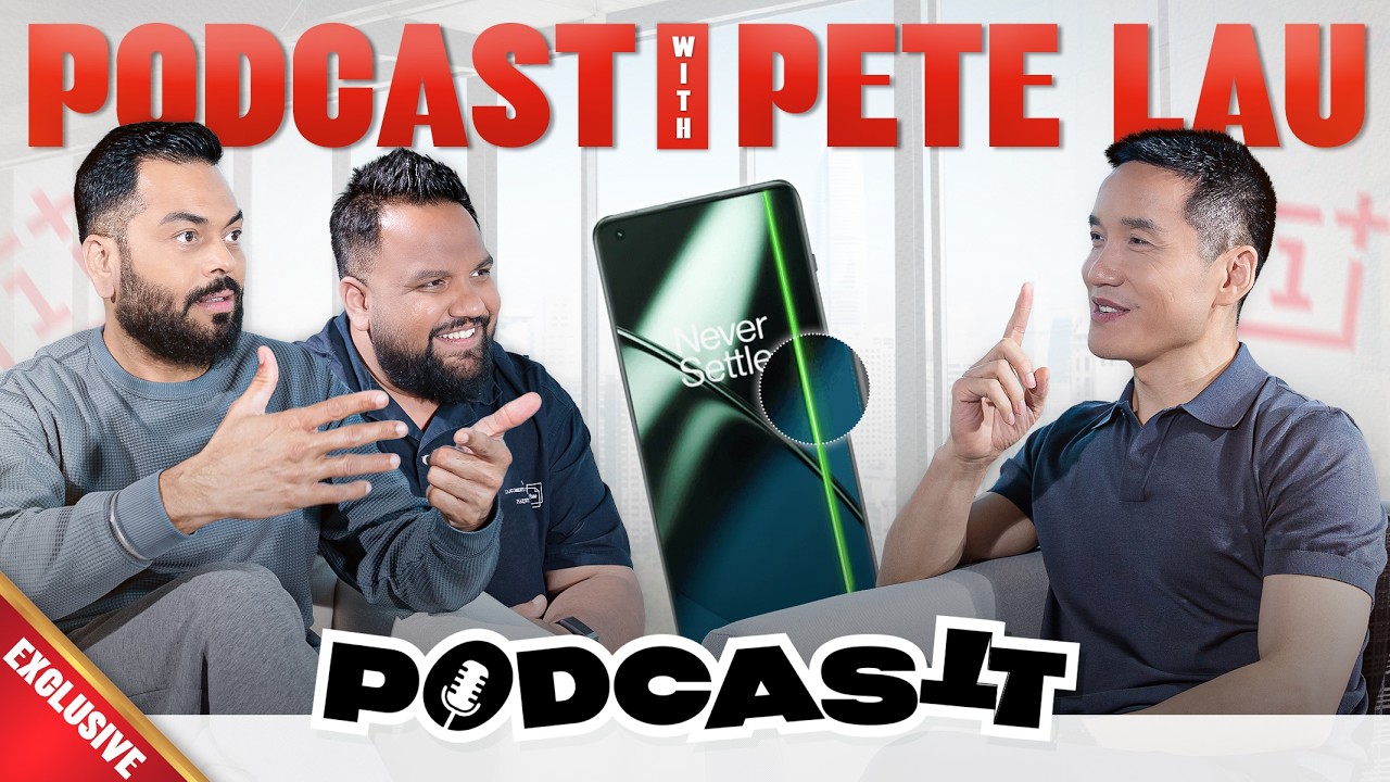 Exclusive Podcast with OnePlus Founder Pete Lau ⚡His Vision, Fixing Green Line, Gaming & More