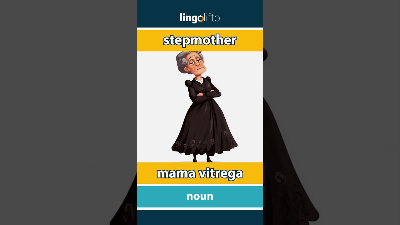 🇬🇧🇷🇴 stepmother - mama vitrega : learn English : să &icirc;nvățăm engleza