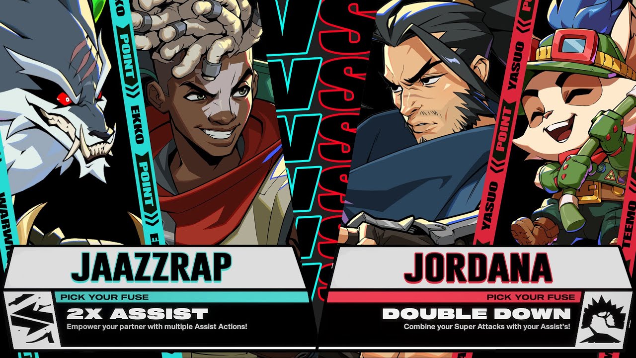 JaazzRap (Ekko / Warwick) vs Jordana (Yasuo / Teemo) - 2XKO