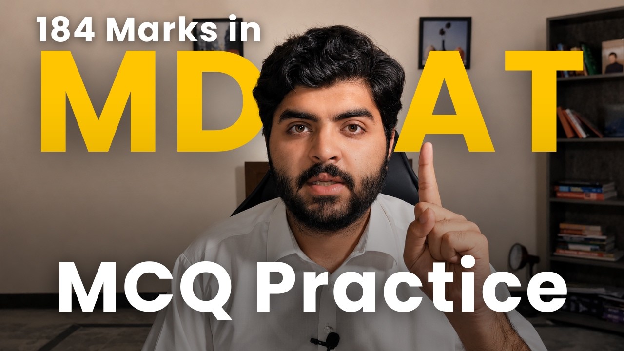How I Practiced MCQs to Score 184 in MDCAT Without Completing My Syllabus
