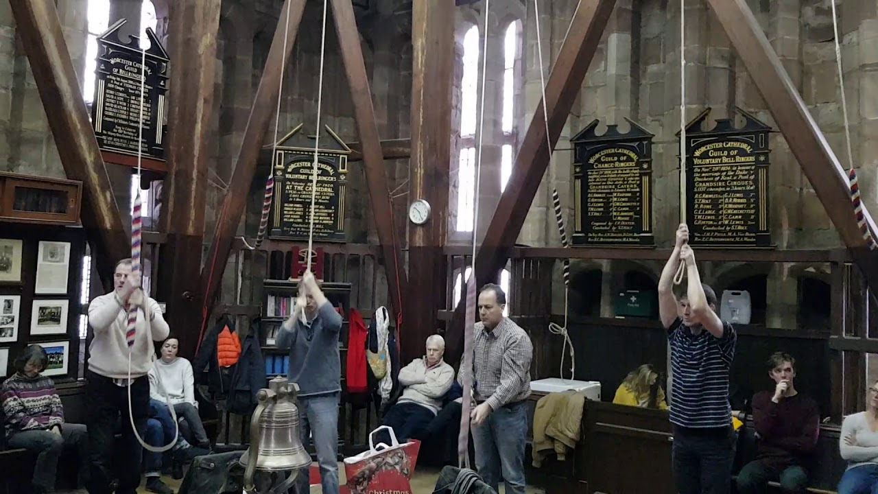 Worcester Cathedral bellringing 16 December 2018