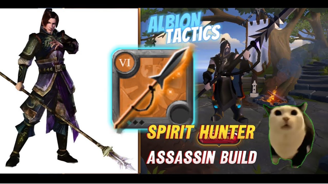 Albion Tactics Spirit Hunter Assassin Build | Fights & Guide | Albion Online (Beginner to Pro)