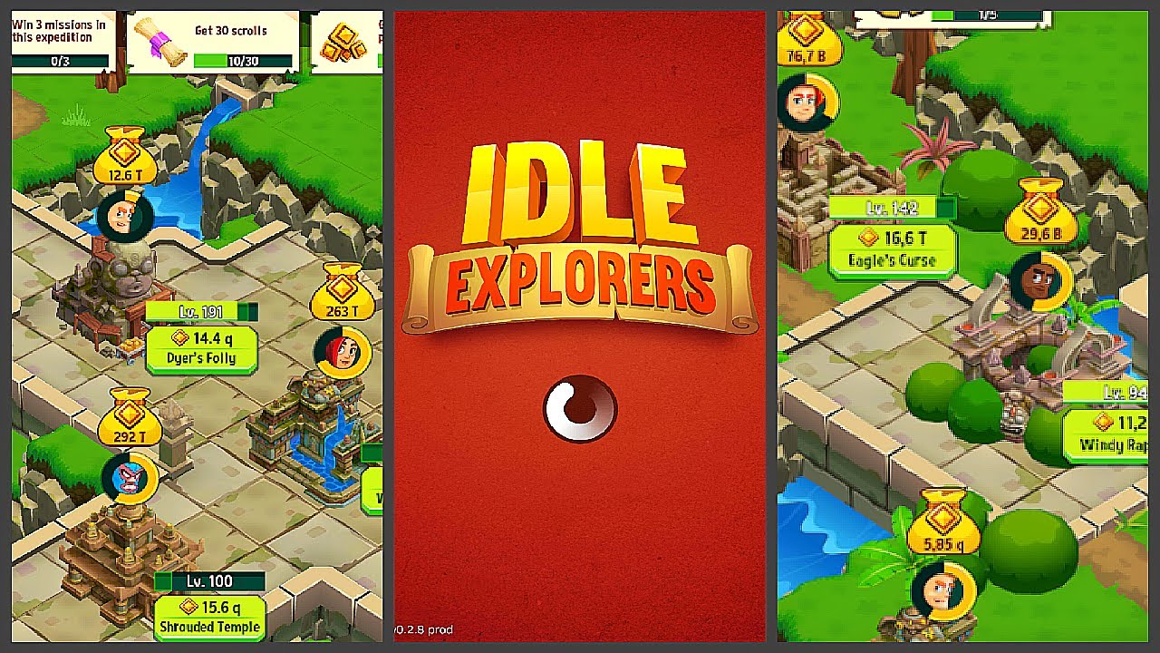 Idle Explorers (Gameplay Android)