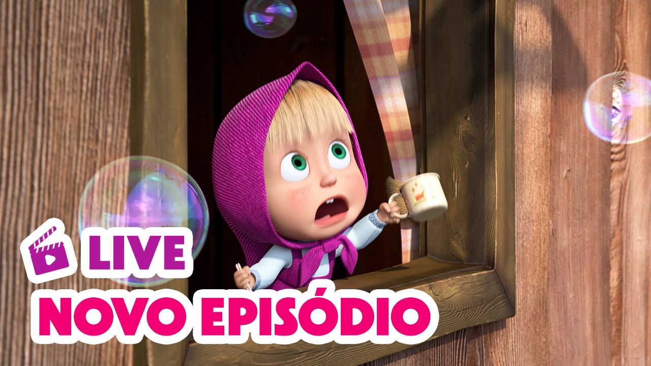 🔴 LIVE 👧🐻 Masha e o Urso 💥 Novo episódio 💥 Bem-vindo daqui para fora 🏠🐰 Masha and the Bear