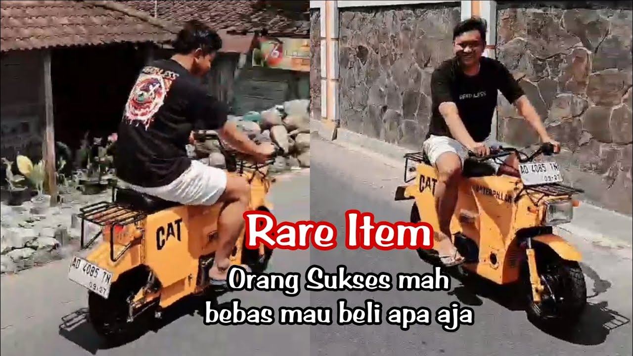Motor Langka & Satu satunya di Indonesia, cuma Denny Caknan yang Punya