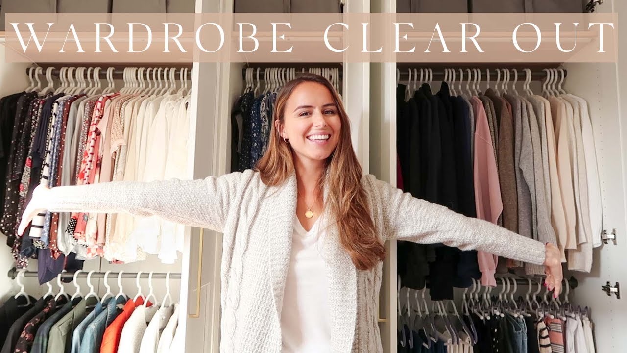 CLEAR OUT MY WARDROBE WITH ME | AUTUMN 2018 | Laura Melhuish-Sprague