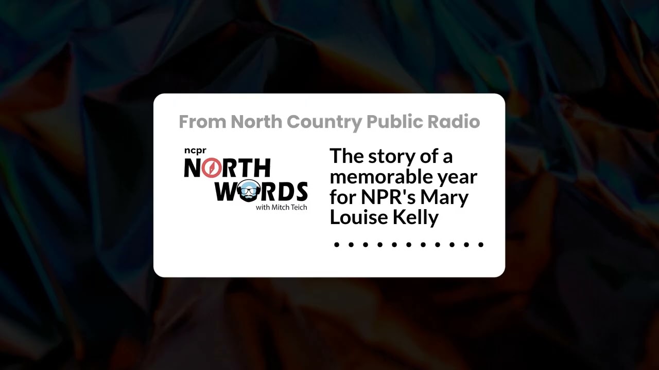 The story of a memorable year for NPR's Mary Louise Kelly | North Words