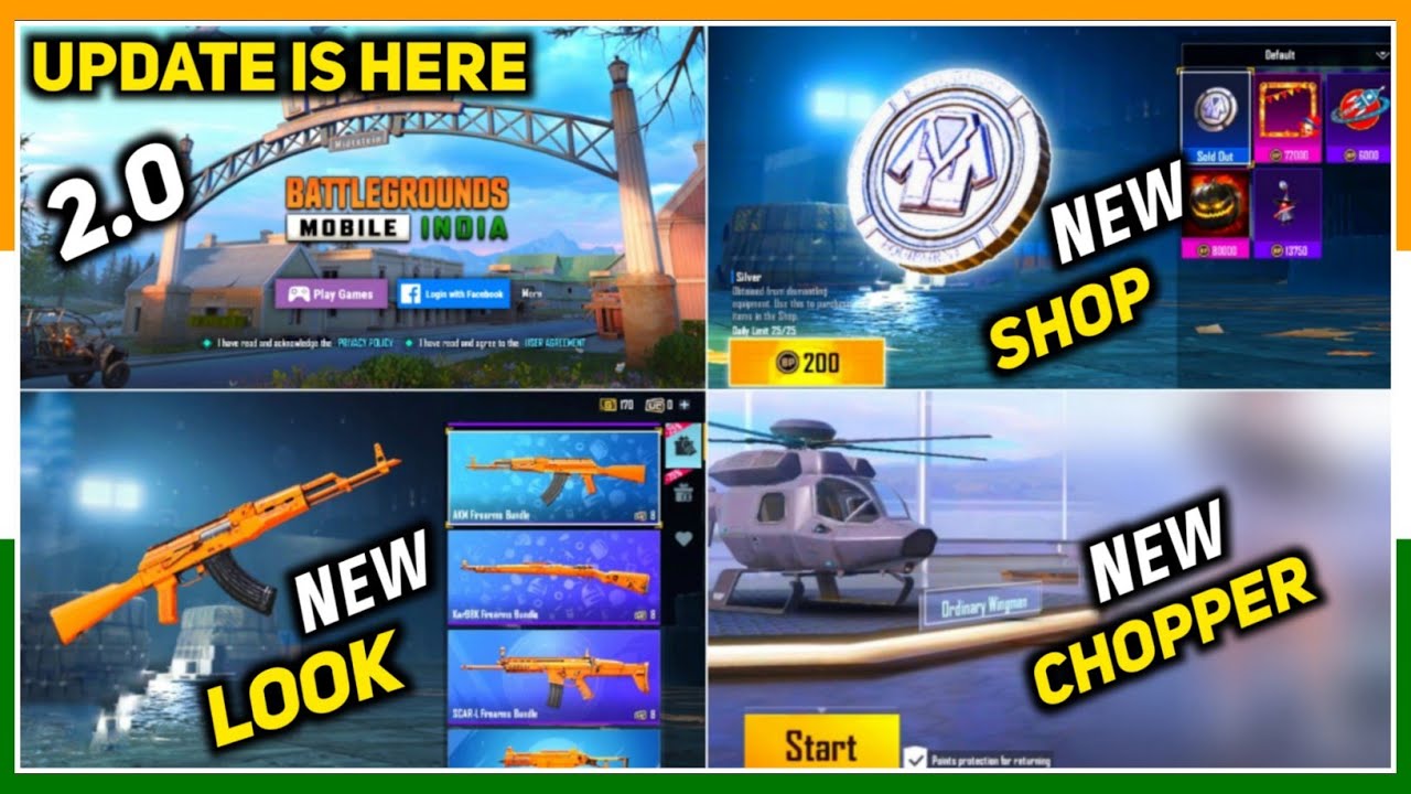 FINALLY 2.0 UPDATE IS HERE BGMI / PUBG | NEW WINGMAN | PUBG / BGMI 2.0 UPDATE  | NEW SHOP UPDATE |