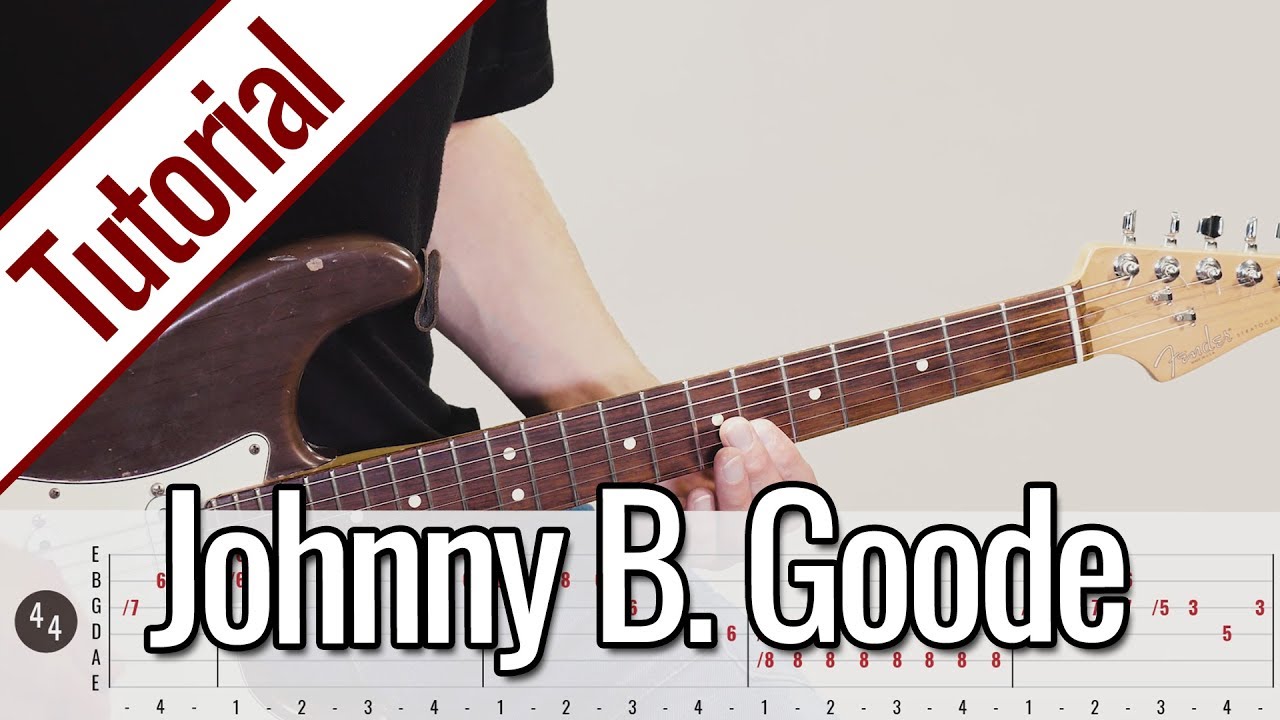 Chuck Berry - Johnny B. Goode | Gitarre Lernen Deutsch