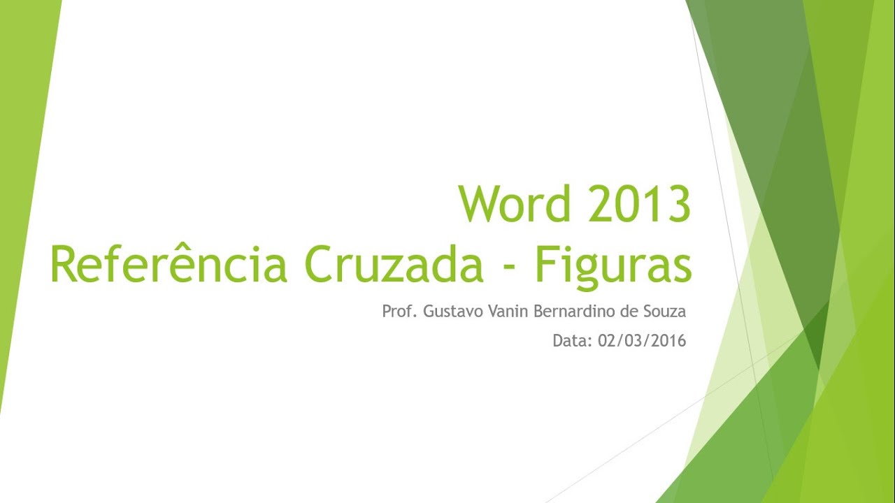 Figuras - Referência Cruzada