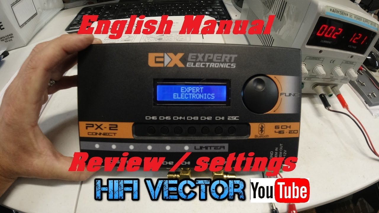 Цифровой автомобильный аудиопроцессор Expert Electronics PX2 Connect DSP, эквалайзер, кроссовер, ...