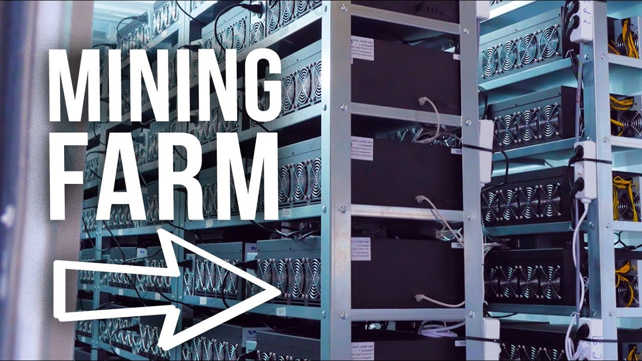 Inside of a HUGE BITCOIN mining FARM !