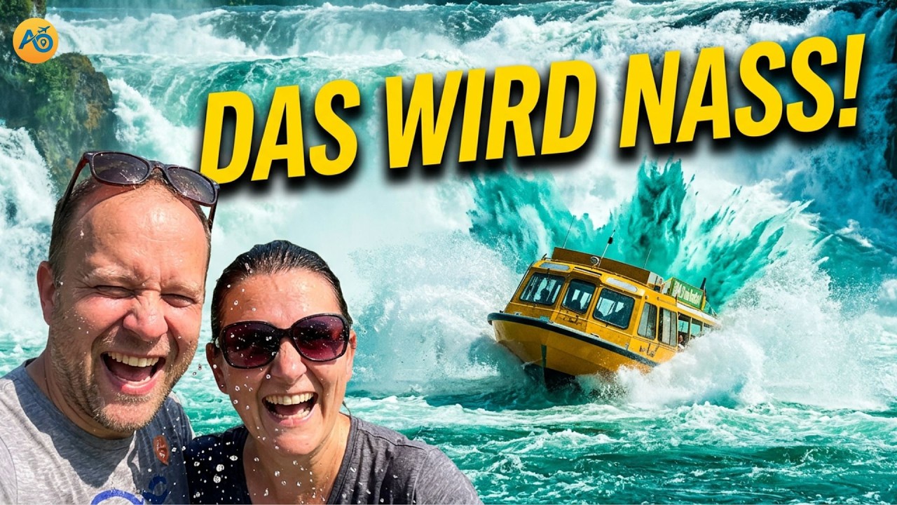 Rheinfall Bootstour in Schaffhausen 🚤 Europas größter Wasserfall hautnah erleben!