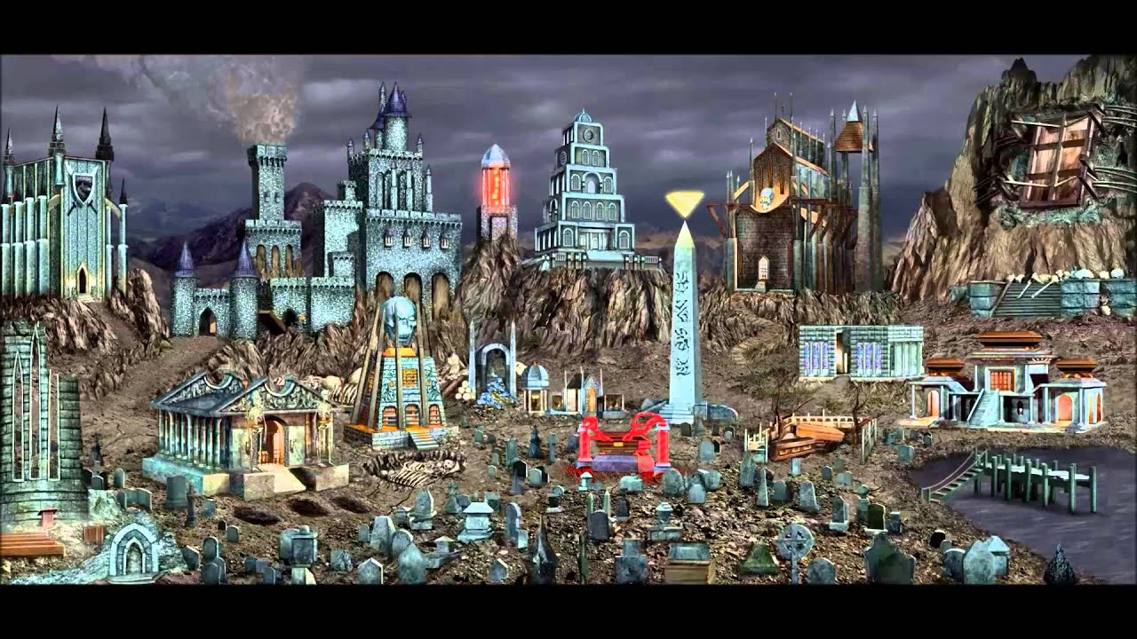 Heroes of Might & Magic III HD Edition Necropolis Town Theme (2014, Ubisoft) 1080p Animated