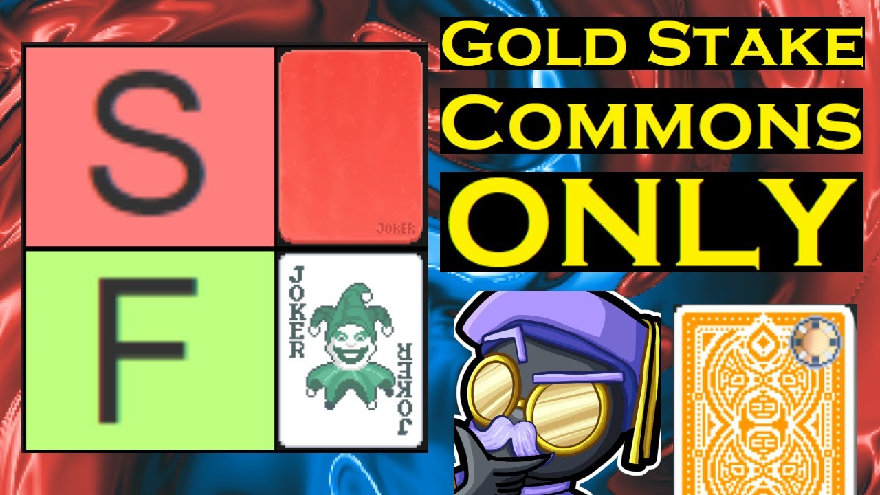 You're wrong about Red Card (Gold Stake with only Common Jokers)