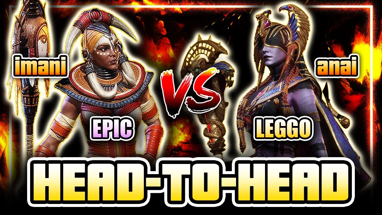 Anai vs. Imani - Head-to-Head - Legendary vs. Epic GUILD BOSS BATTLE! Who Wins? ⁂ Watcher of Realms