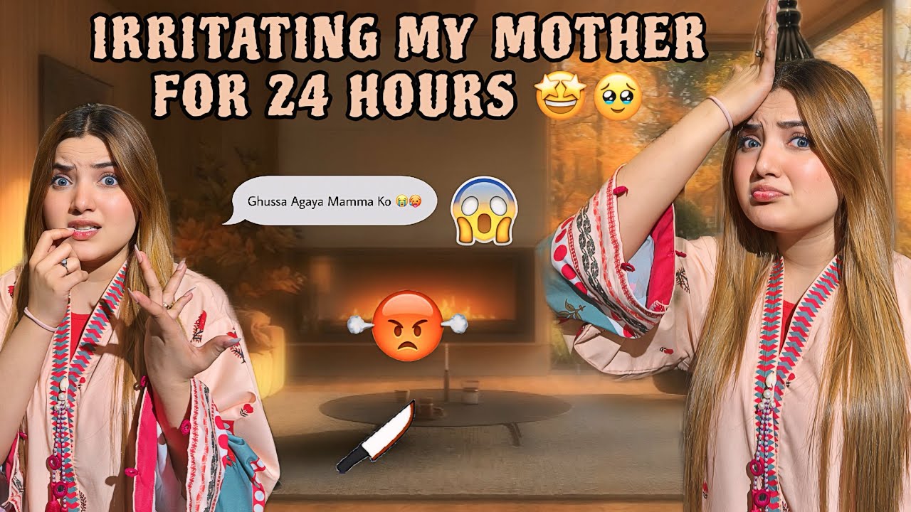 Irritating My Mother For 24 Hours ?🤩🥹 | Ghussa Agaya Mamma Ko 😳🥺 | @RabeecaKhan |