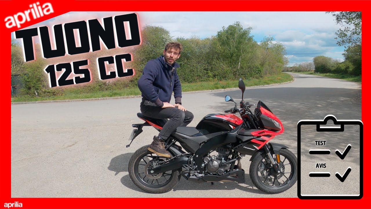 Le test de la tuono 125cc de 2022 par @antoninatb