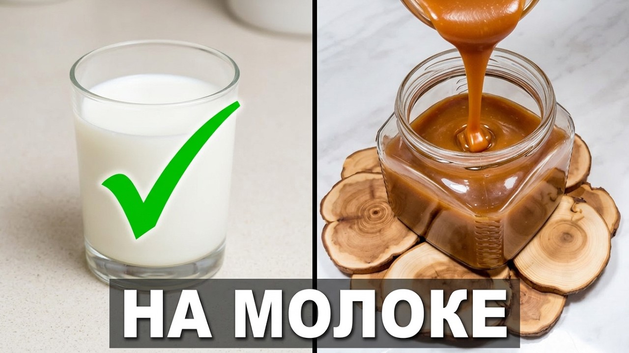 🍯 Карамель без сливок за 10 минут! 🔥 Идеально на молоке — нежнейшая альтернатива сливочной карамели!