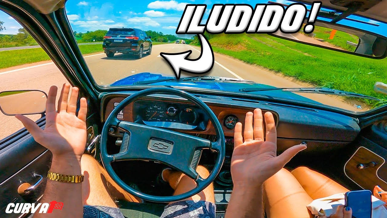 ACHOU QUE IA ANDAR NA FRENTE DO CHEVETTE TURBO!!!