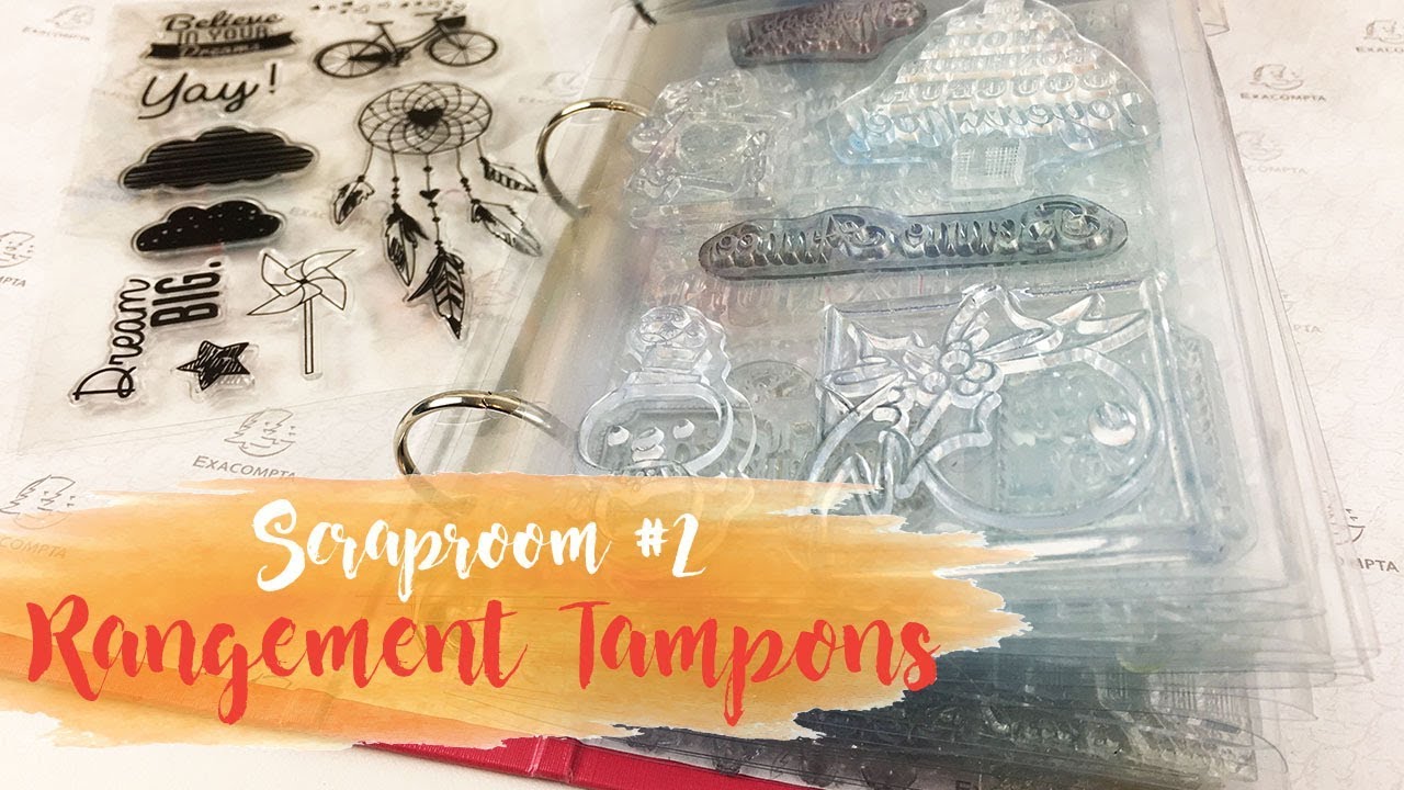 SCRAPROOM •  RANGEMENT TAMPONS CLEARS | Pnixie