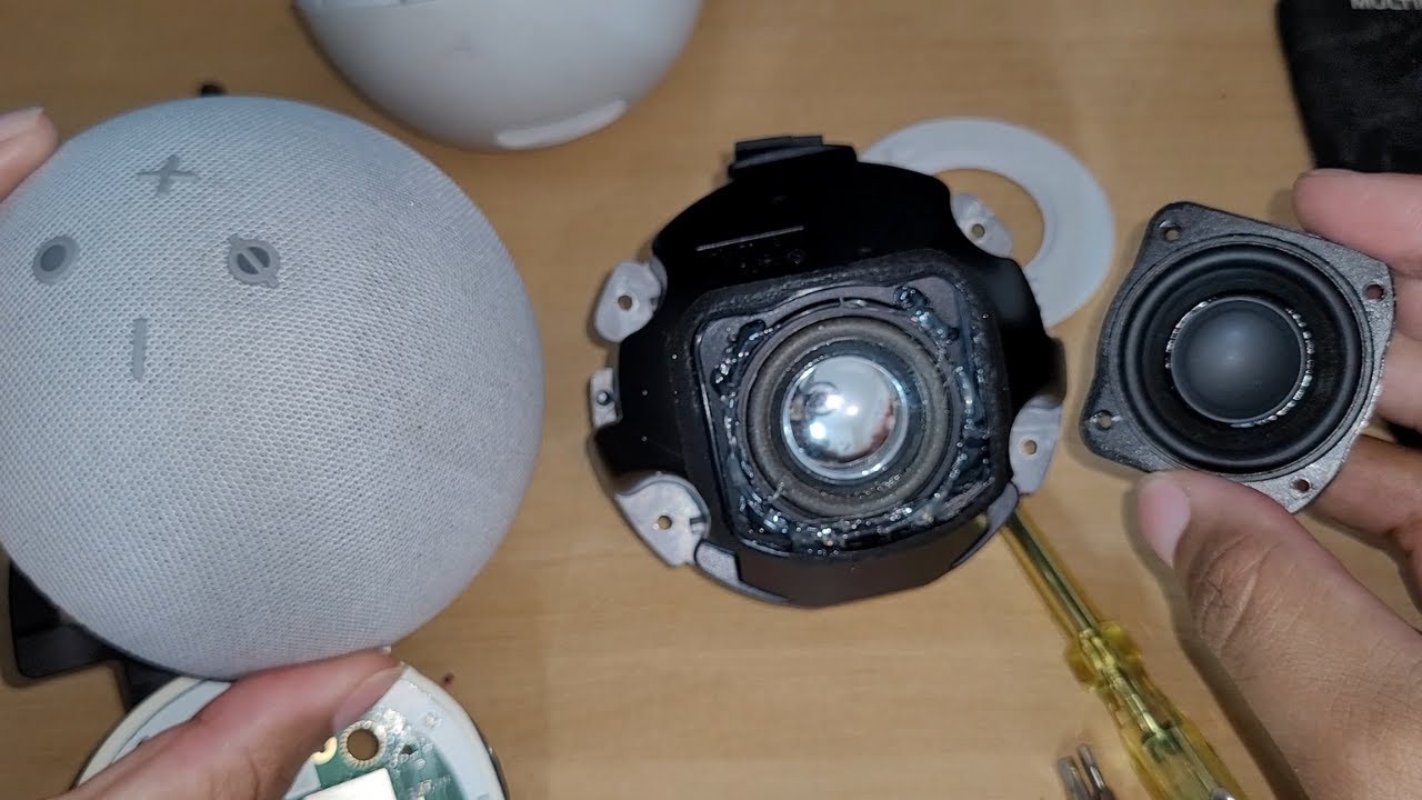 como abrir alexa echo dot 4 trocar alto falante