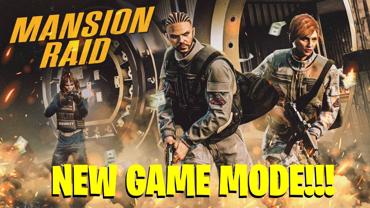 GTA ONLINE MANSION RAID RELEASED!! Trying Out the New Game Mode!!