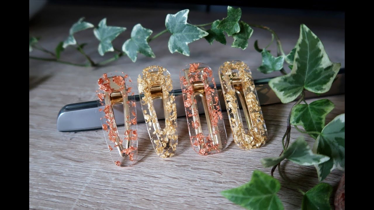 HOW TO MAKE HAIR CLIPS | DIY Resin Hair