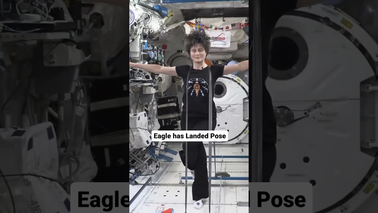 🧘&zwj;♂️💫 Astronauts Embrace International Yoga Day in Zero-G! | #space #yoga #astronaut #iss