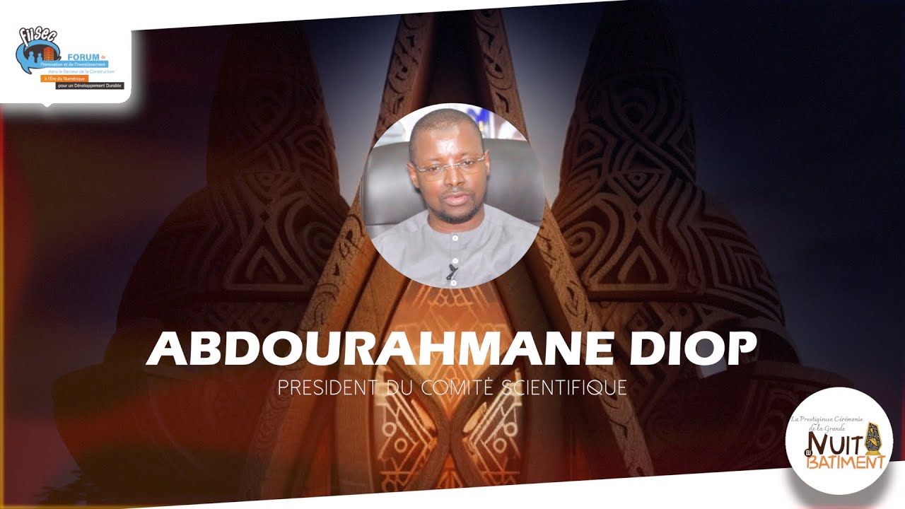 Abdourahmane Diop, DG de GEOMAT INGENIERIE et Pr&eacute;sident du Comit&eacute; Scientifique du FIISEEC