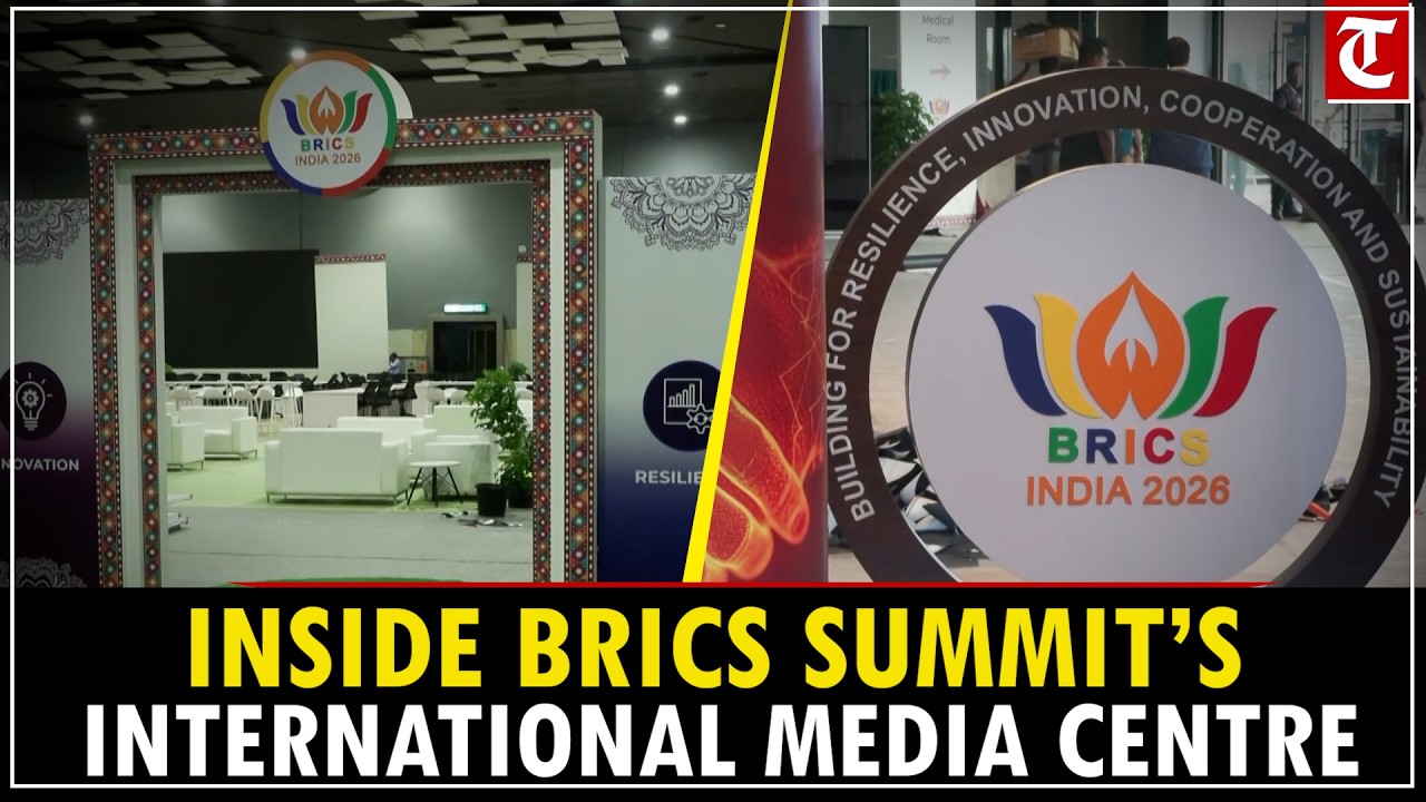 BRICS Summit 2026: Inside International Media Centre at Bharat Mandapam