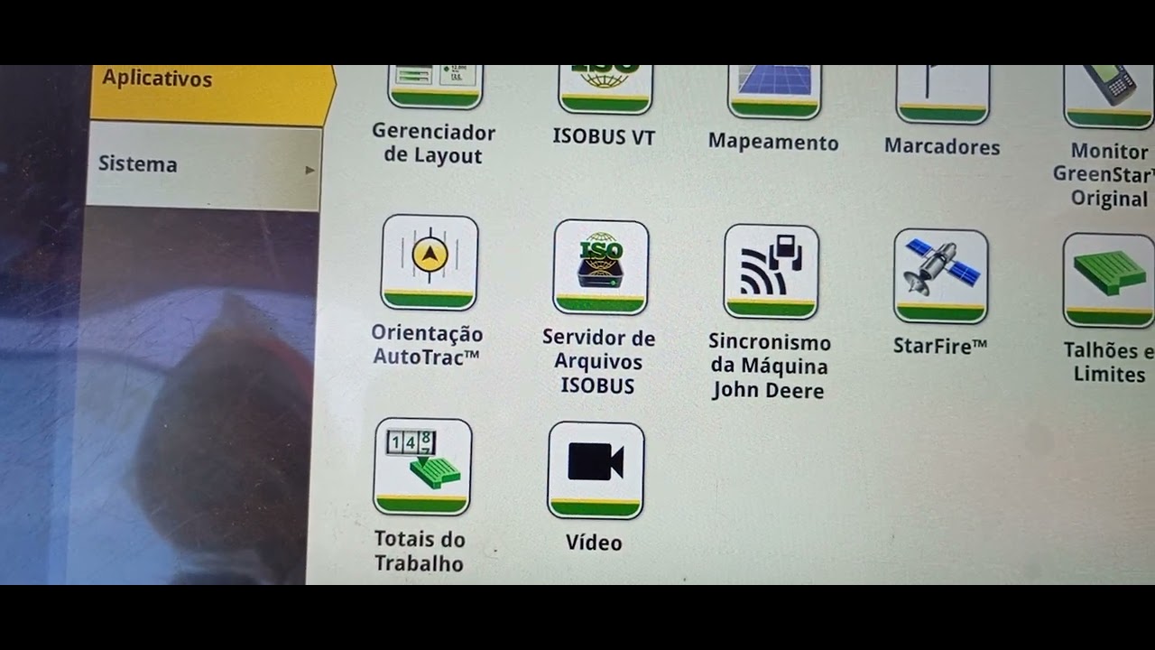 Como apagar uma linha de orientação ou AB no monitor GS5 da John Deere.