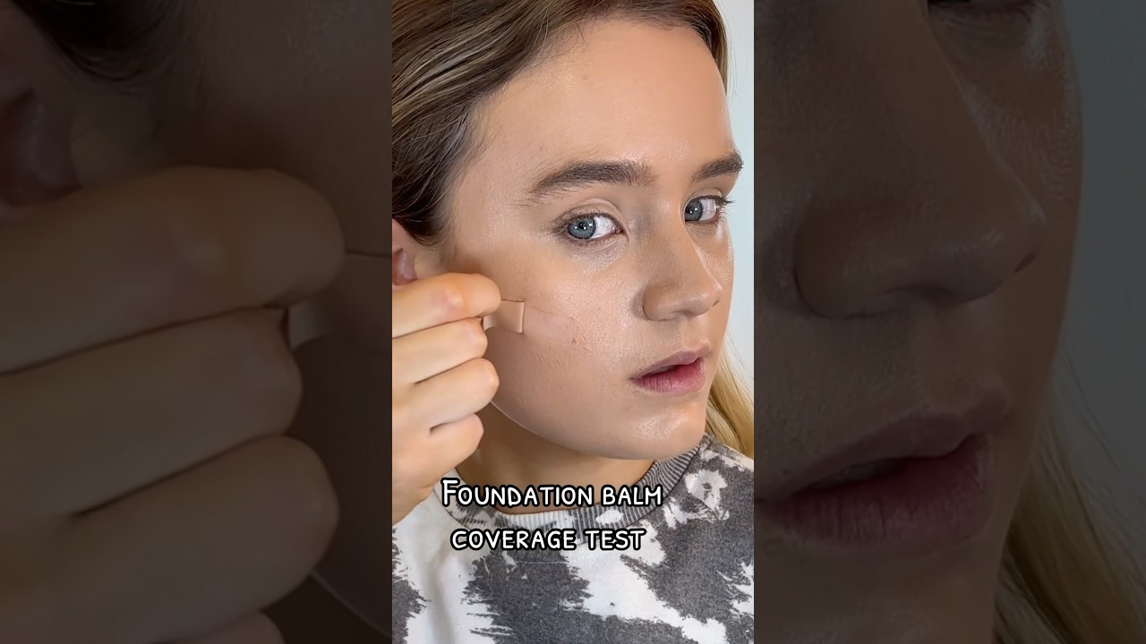 SHEGLAM FOUNDATION TEST HONEST REVIEW SHEGLAM FOUNDATION BALM COVERAGE TEST