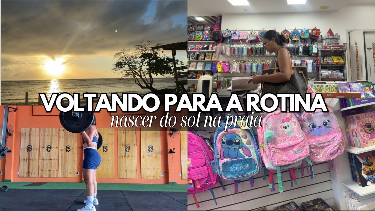 VOLTEI PARA O CROSSFIT | COMPRAS NA PAPELARIA | ORGANIZAÇÃO FINANCEIRA ✨