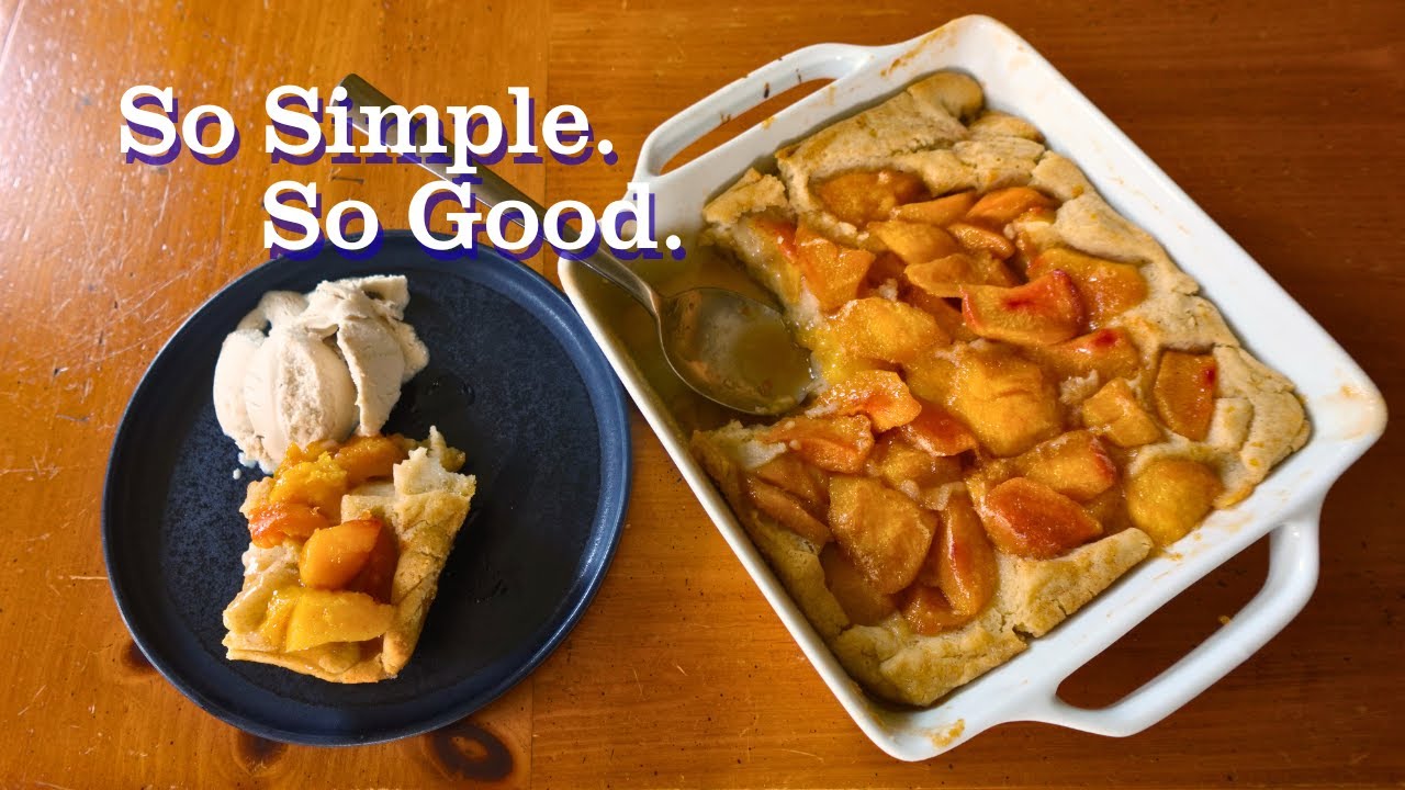 Easy Dump & Bake Fruit Cobbler (Vegan + GF)