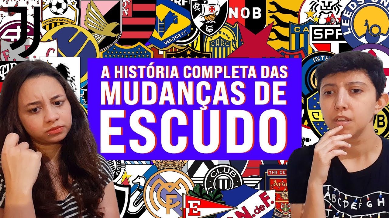 A HIST&Oacute;RIA DAS MUDAN&Ccedil;AS DE ESCUDO NO FUTEBOL | REACT