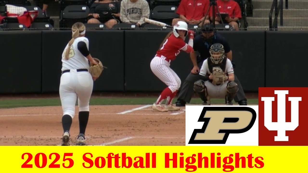 Indiana vs Purdue Softball Game Highlights 5 2 2025