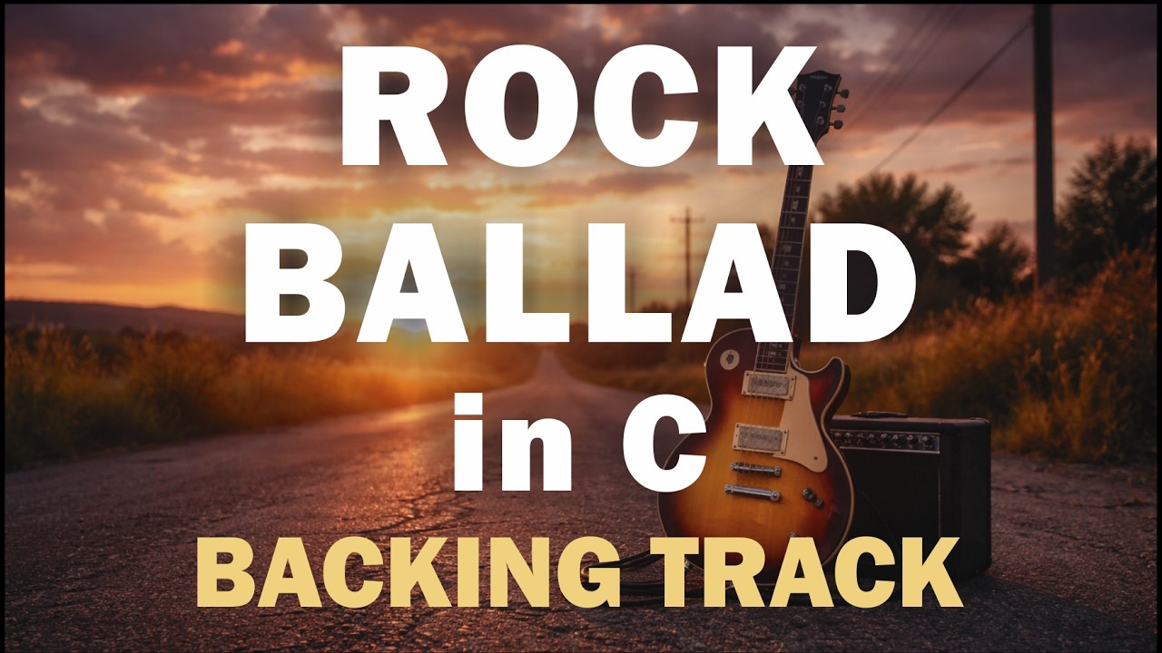 Rock Ballad Backing Track (C Major)