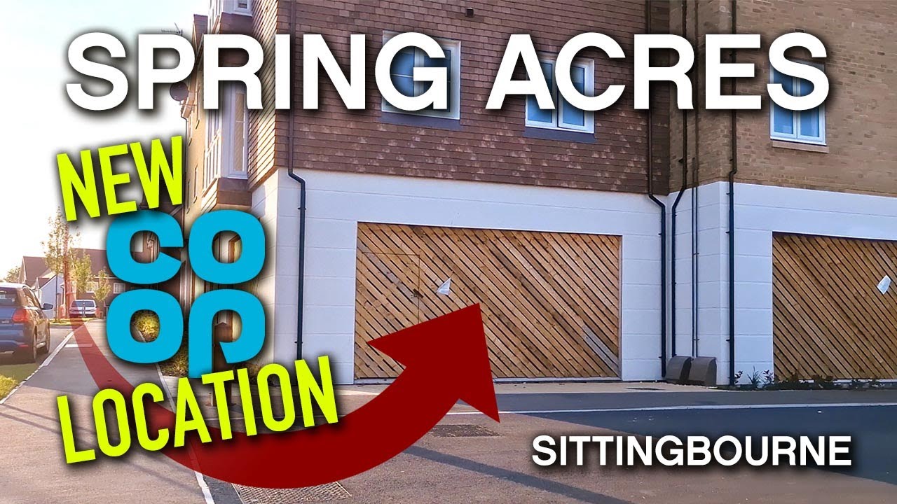 Spring Acres Bapchild Sittingbourne - New Co-op shop unit + FIELD OF WEEDS