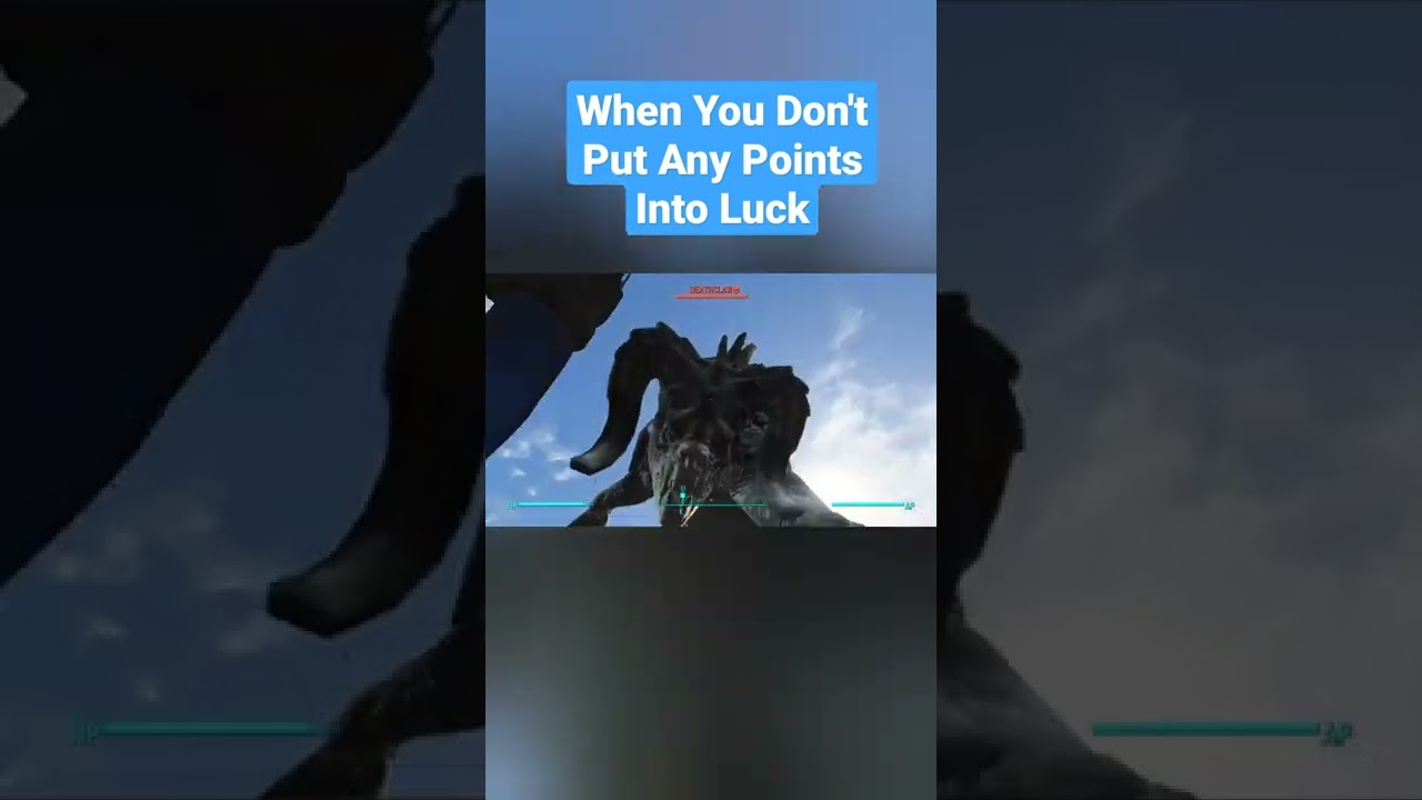 When You Don't Put Any Points  Into Luck In Fallout